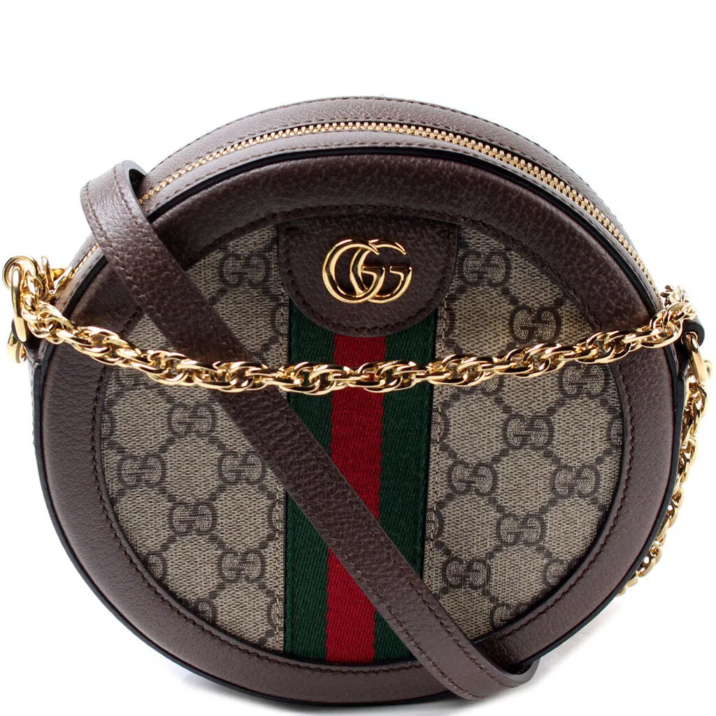 550618 Ophidia GG Round Small Crossbody