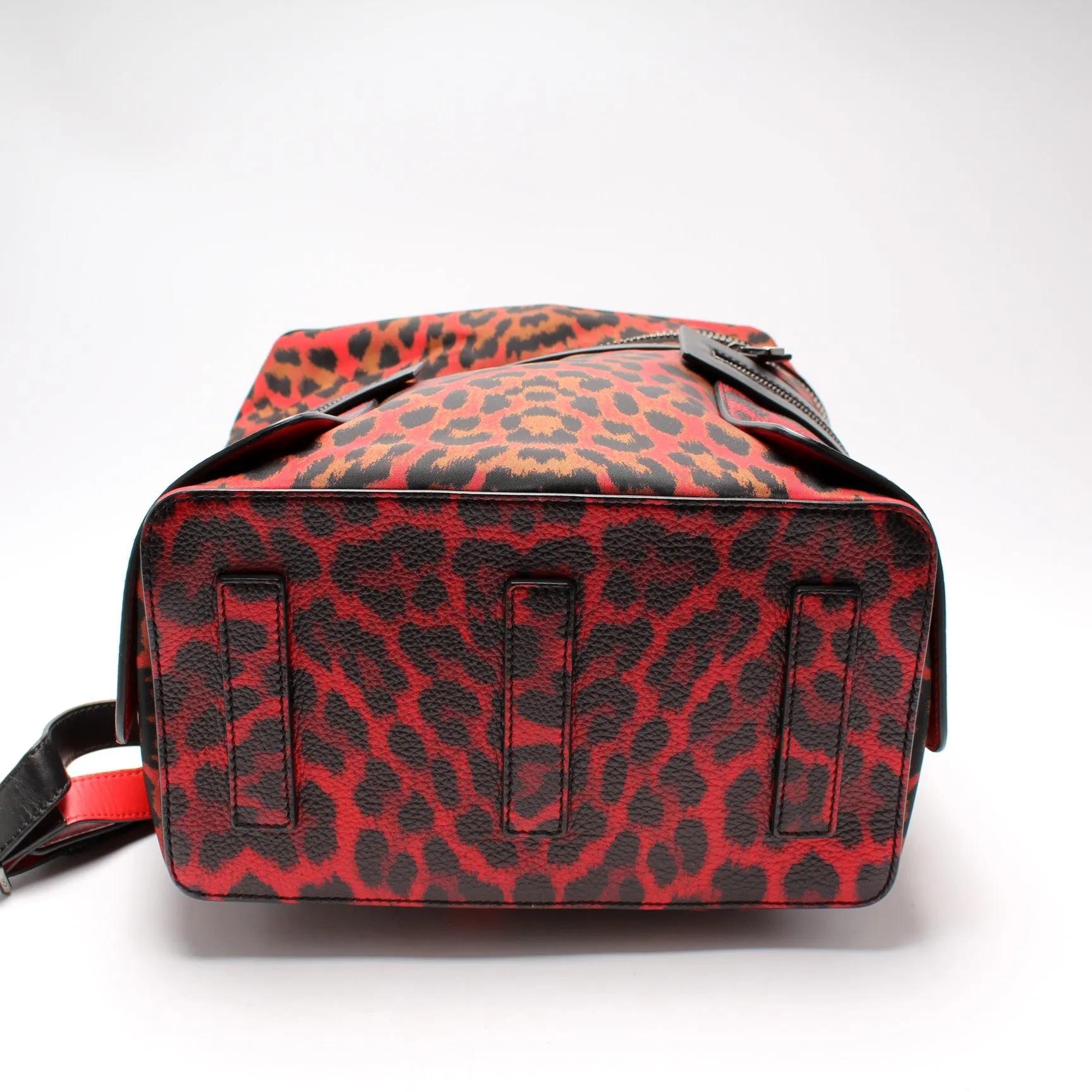 Apoloubi Backpack Printed Nylon/Leather