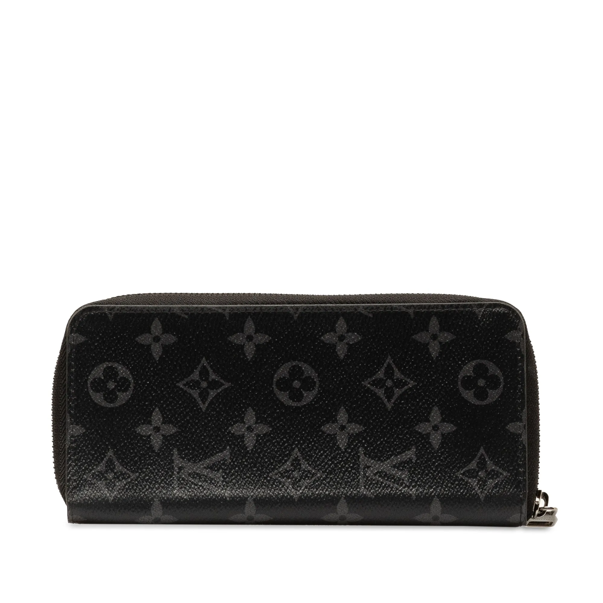 Black Louis Vuitton Monogram Eclipse Zippy Wallet
