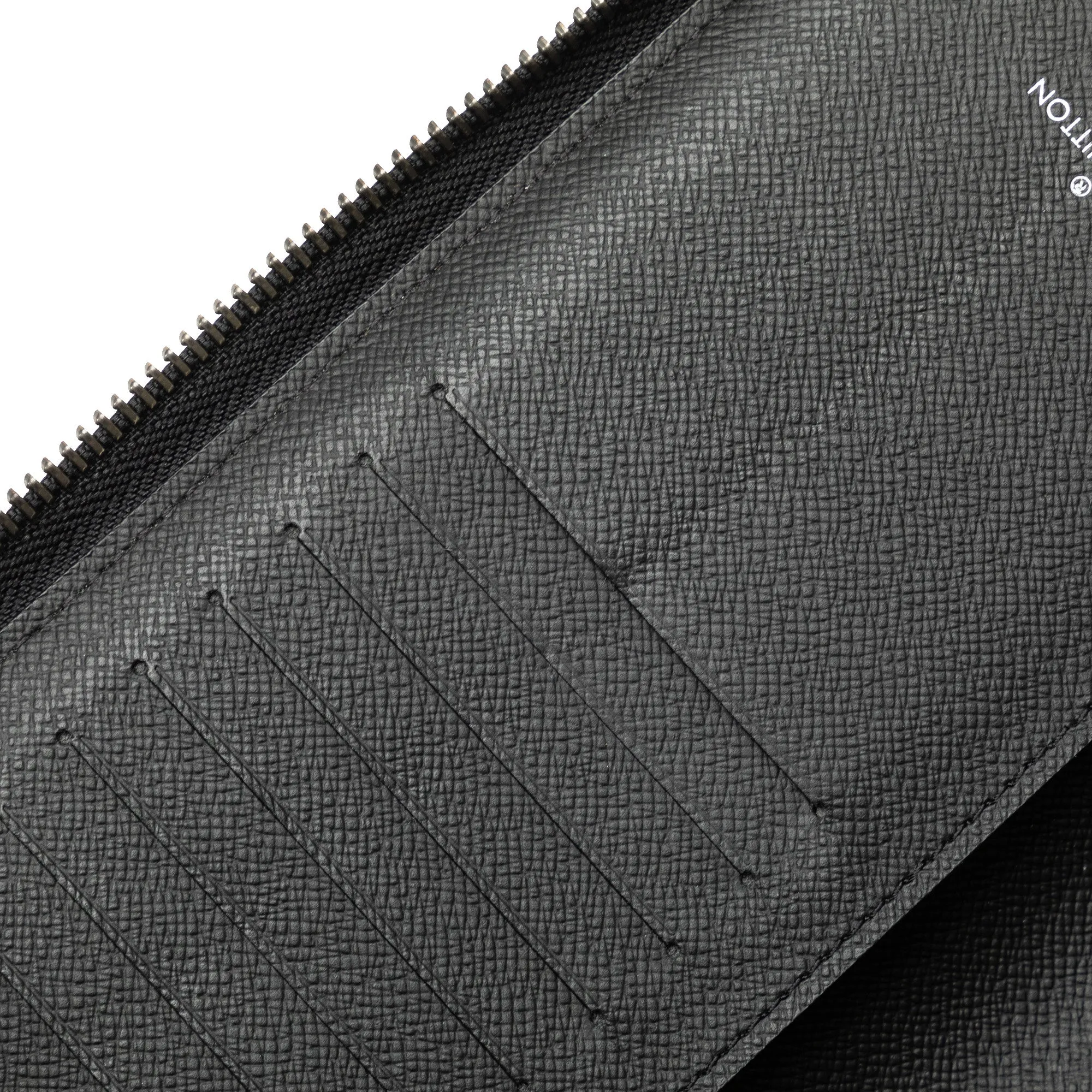 Black Louis Vuitton Monogram Eclipse Zippy Wallet