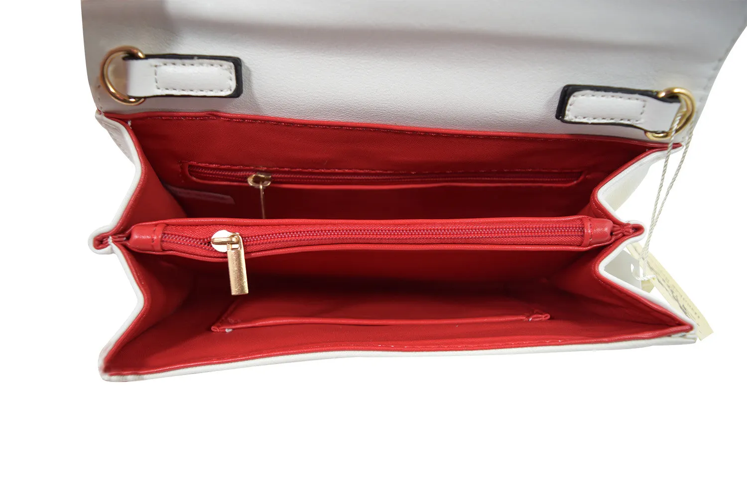 Bow Wallet Clutch Purse - Striped Clutch Wallet Crossbody Purse with Oversized Bow