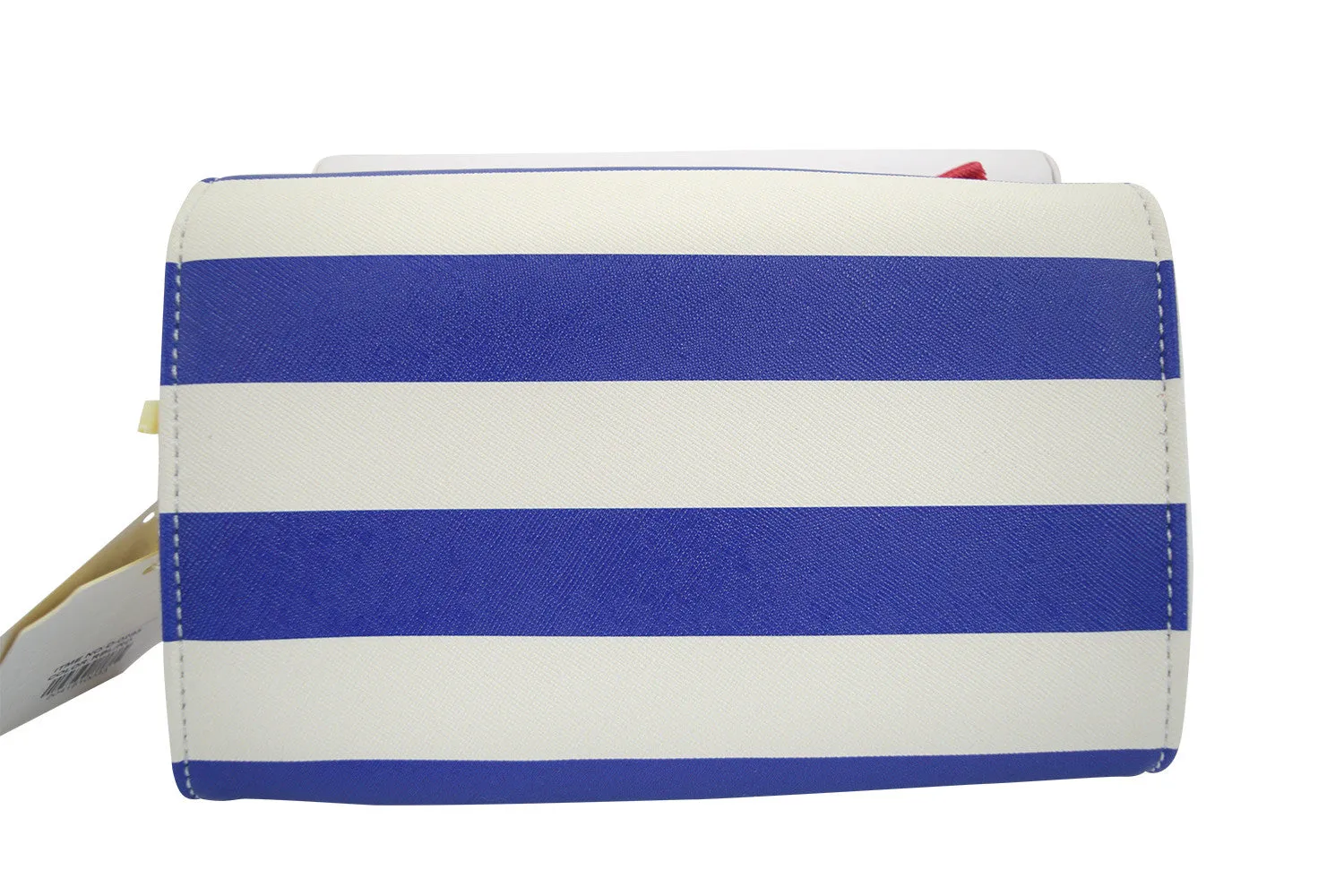 Bow Wallet Clutch Purse - Striped Clutch Wallet Crossbody Purse with Oversized Bow