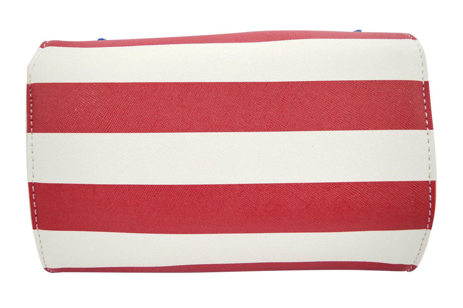 Bow Wallet Clutch Purse - Striped Clutch Wallet Crossbody Purse with Oversized Bow