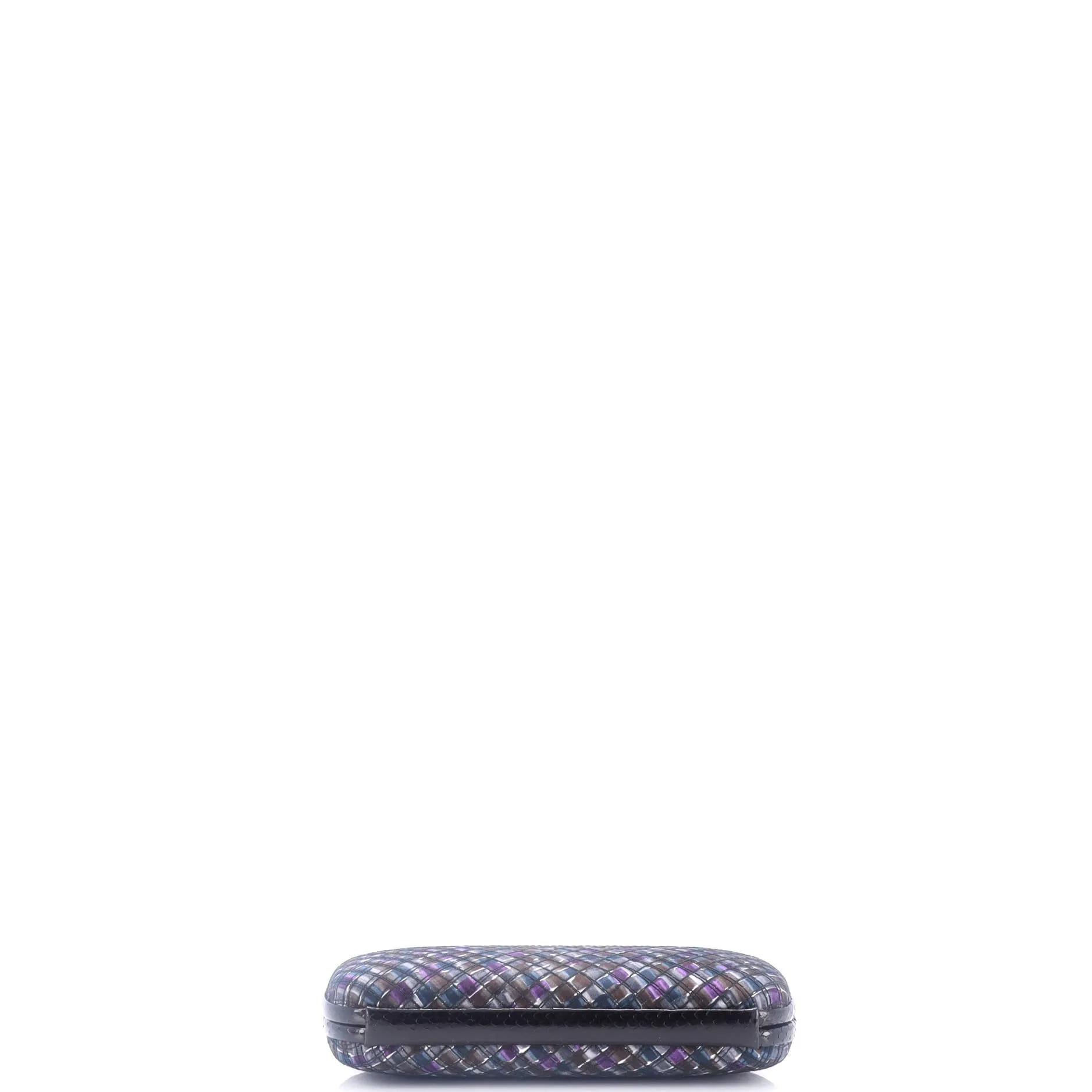 Box Knot Clutch Intrecciato Satin Long