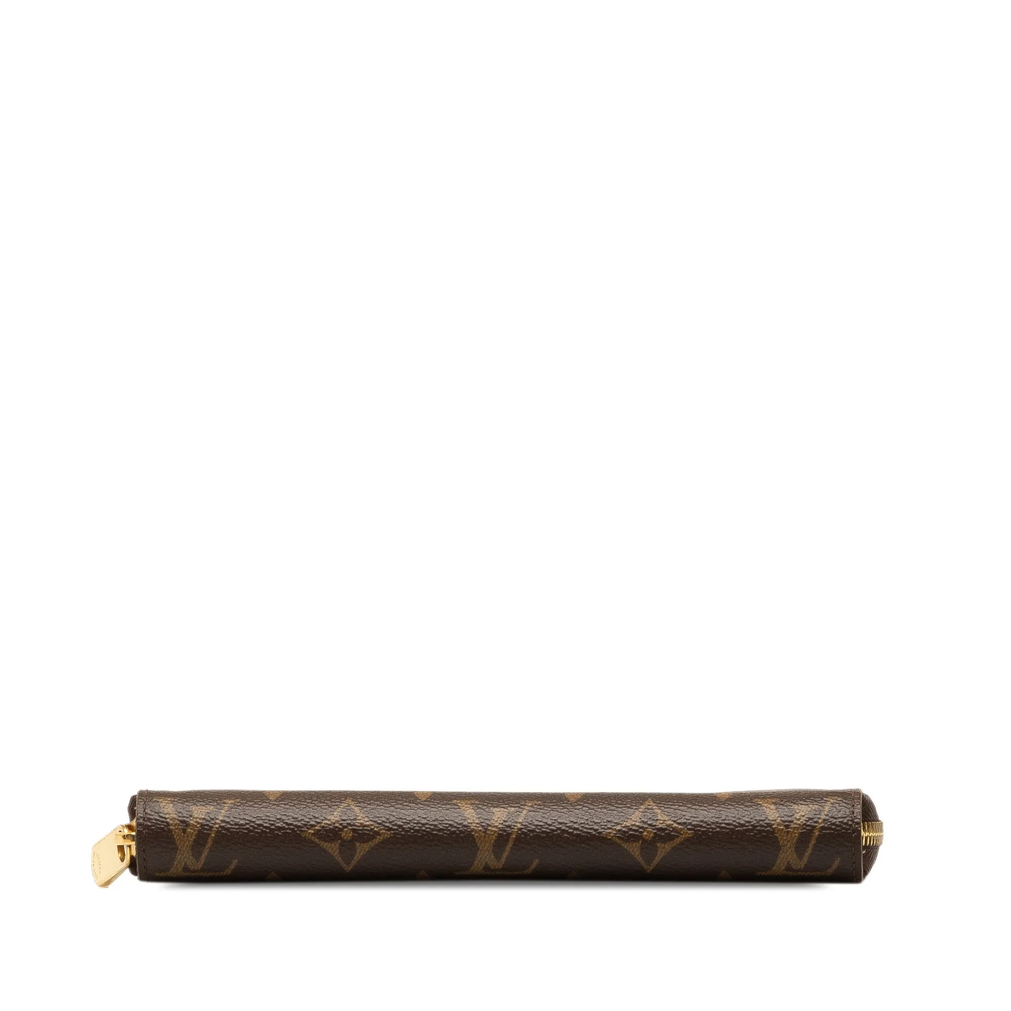 Brown Louis Vuitton Monogram Zippy Wallet