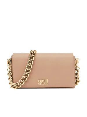 Cavalli Class ROMA Caramel Envelope Small Clutch Shoulder Bag