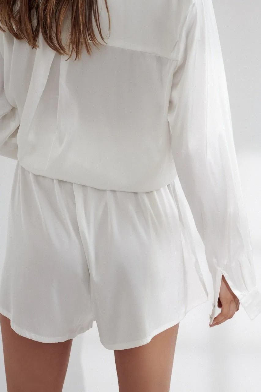 Celine Short Set Ivory