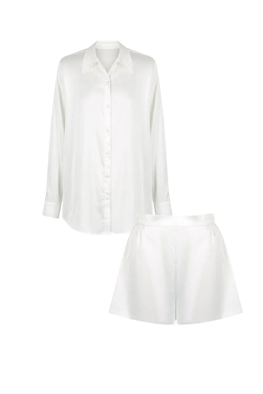 Celine Short Set Ivory