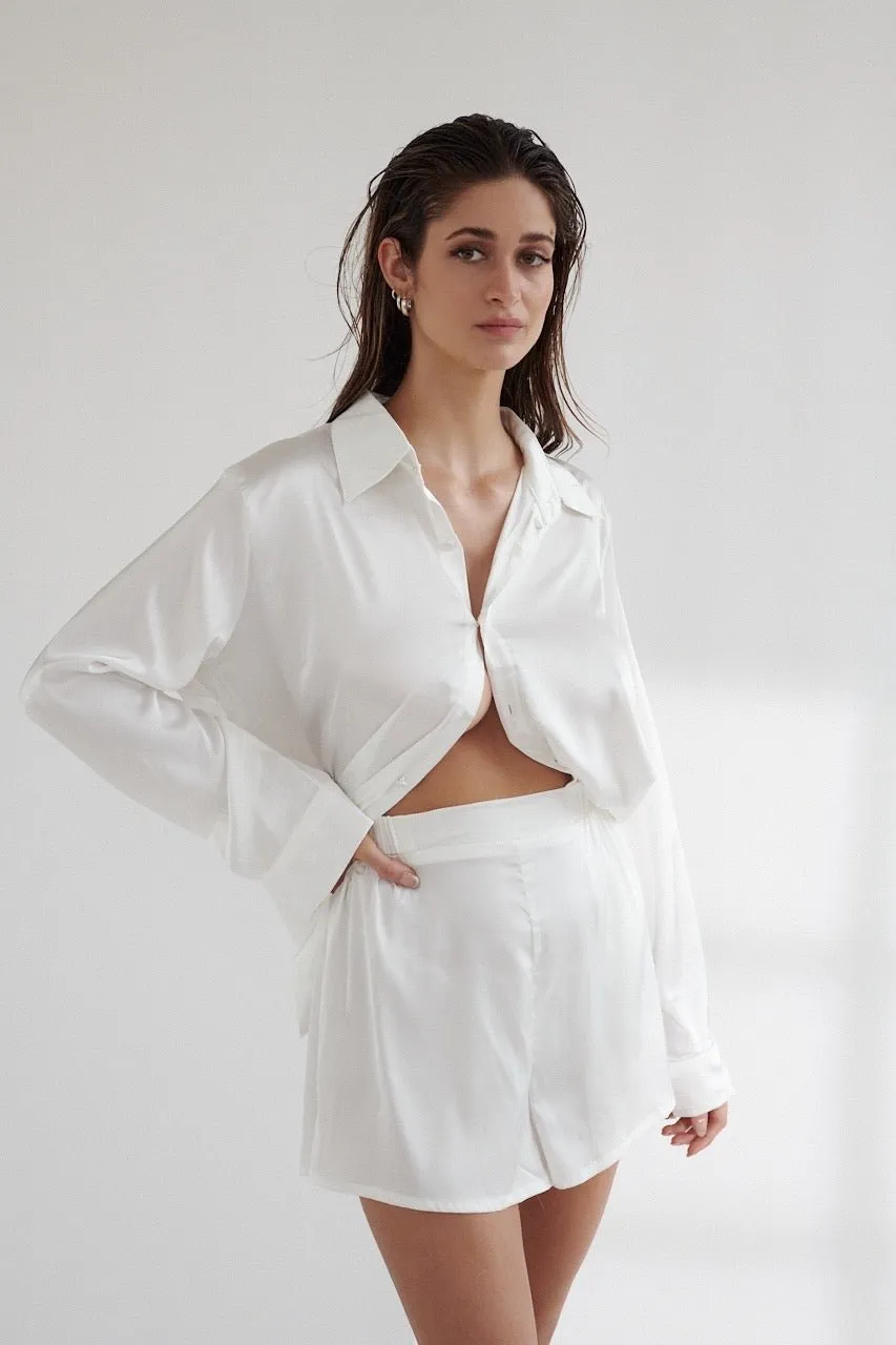Celine Short Set Ivory