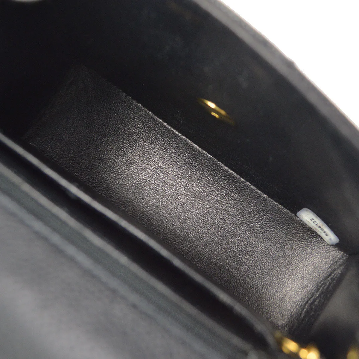 CHANEL 1997-1999 Classic Square Flap Mini 17 Black Caviar 18134