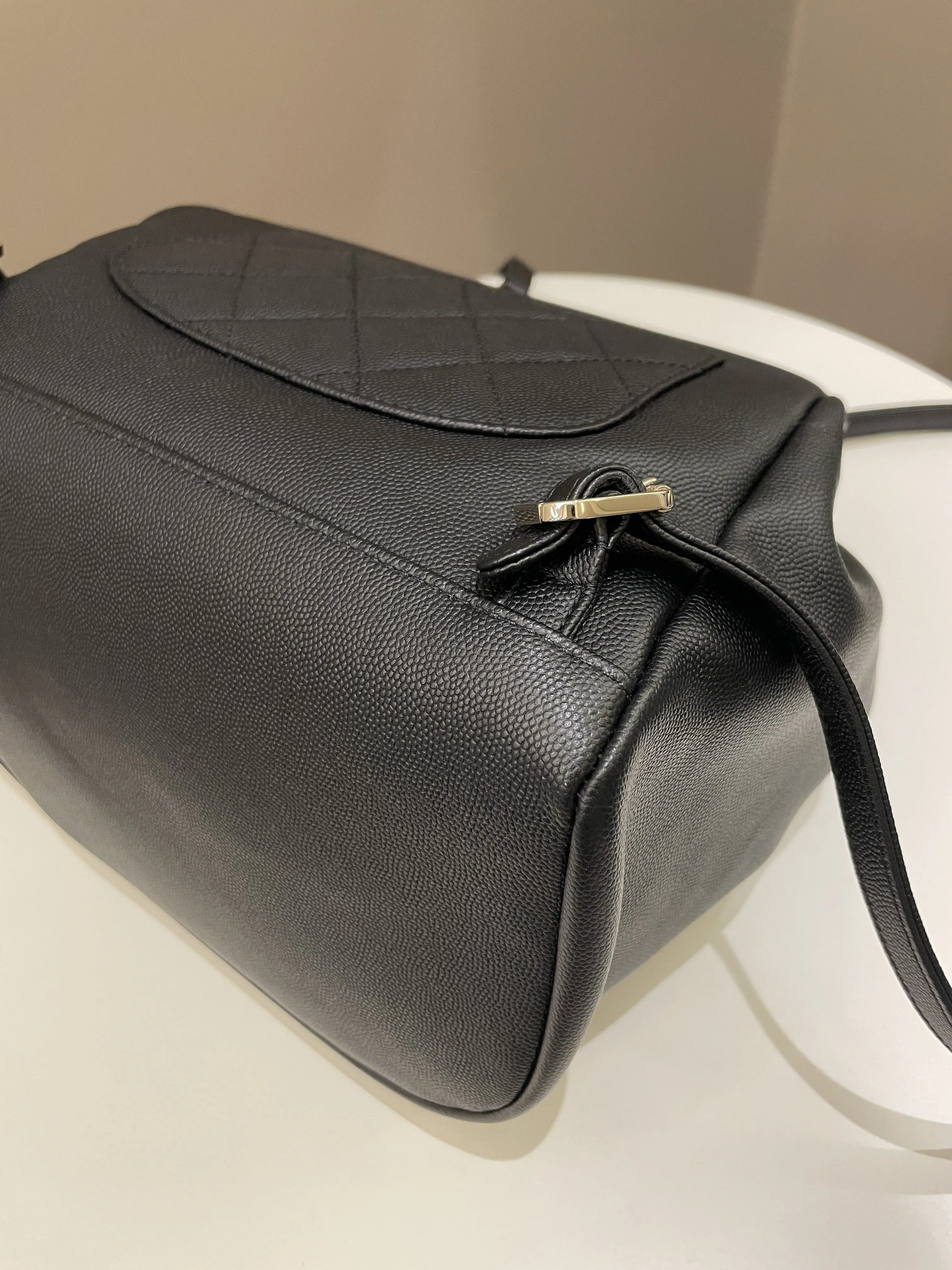 Chanel 21C Business Affinity Backpack  Black Caviar