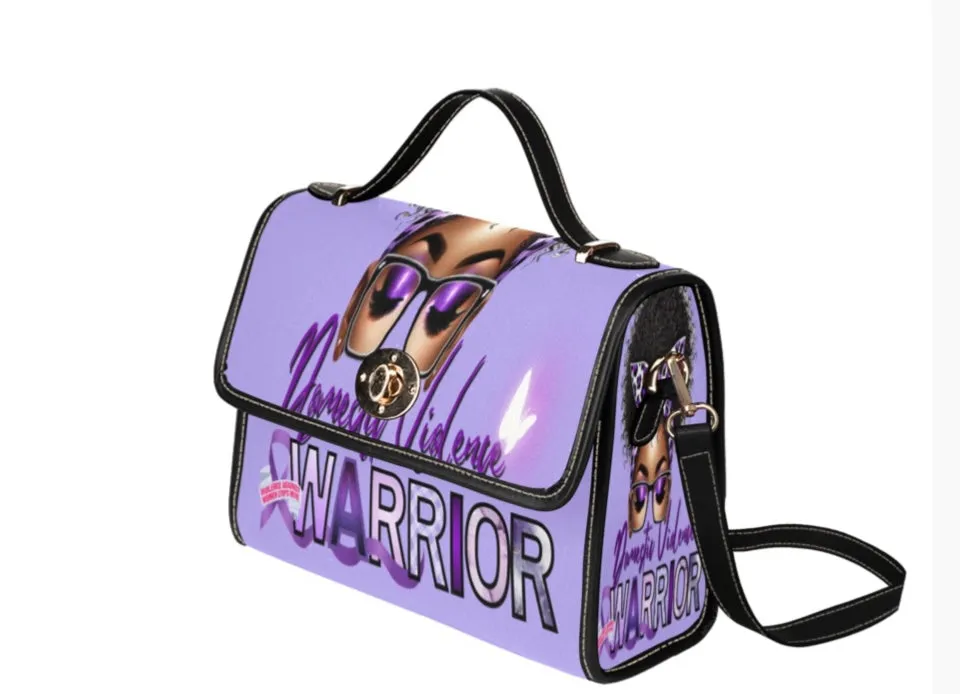 Domestic Violence Warrior Canvas Bag