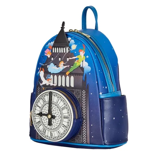 Loungefly x Disney Peter Pan Glow Clock Mini Backpack