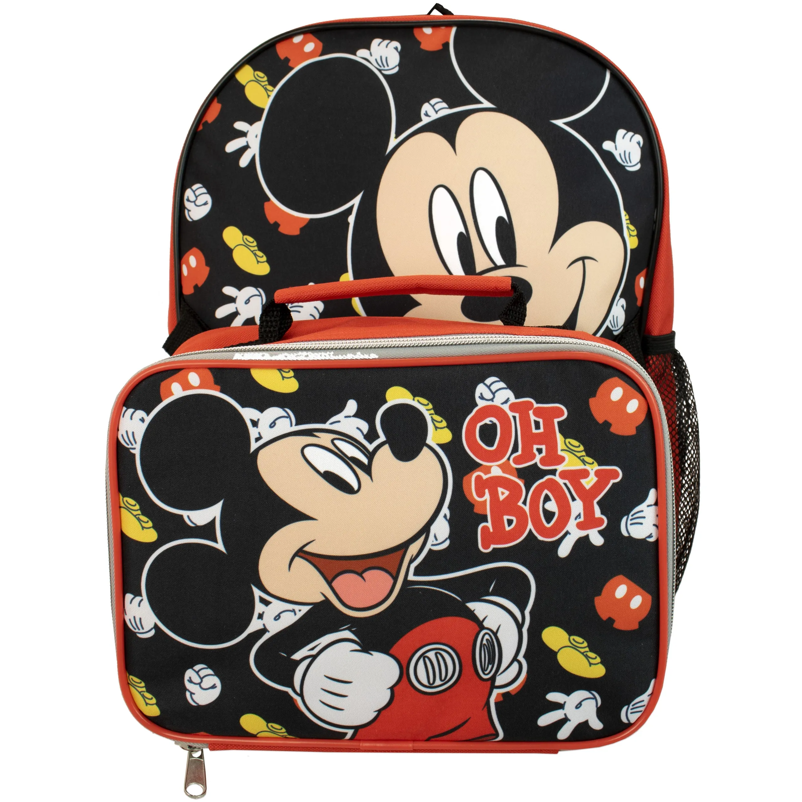 Mickey Mouse Backpack and Lunch Bag Set