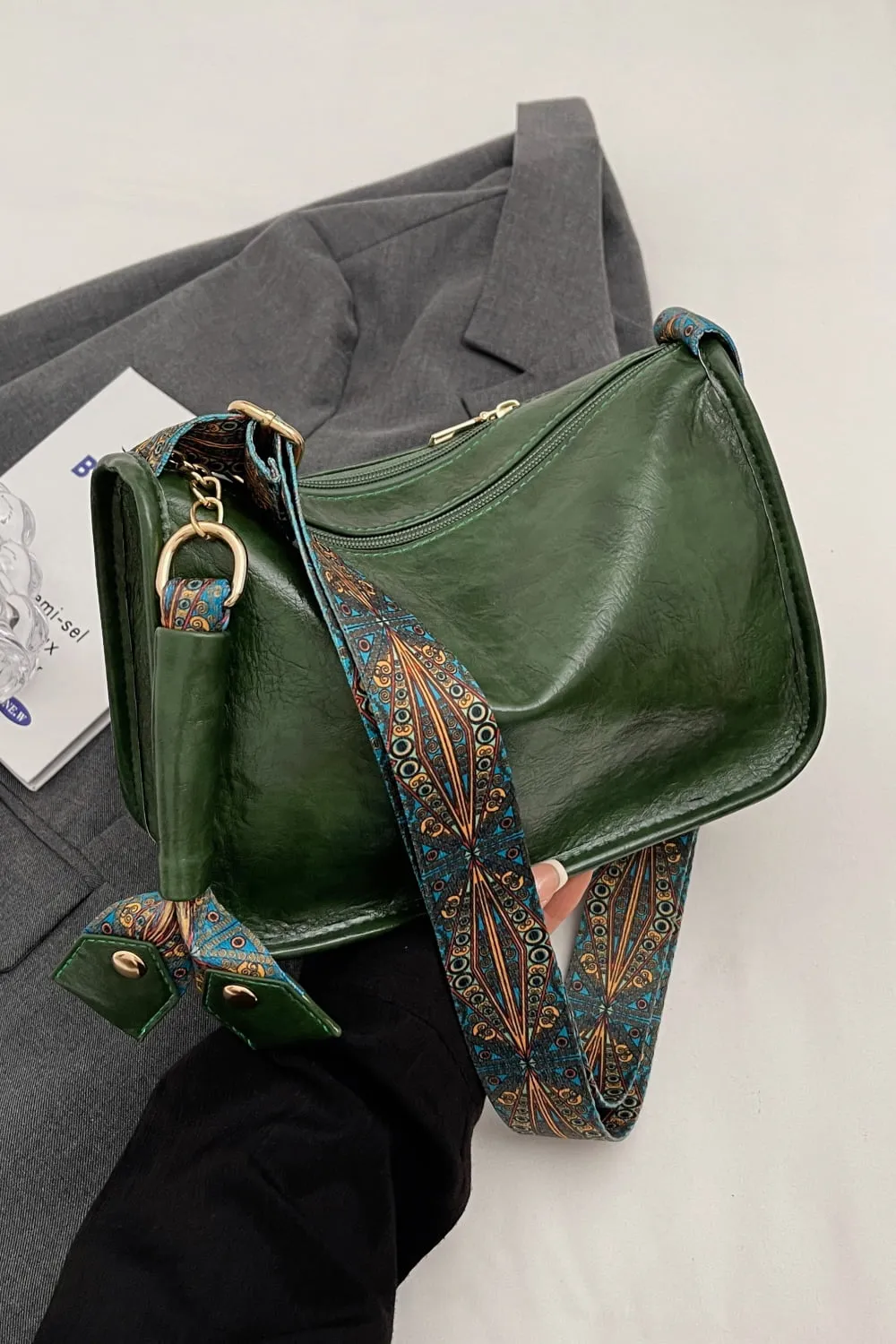 Mini PU Leather Shoulder Bag