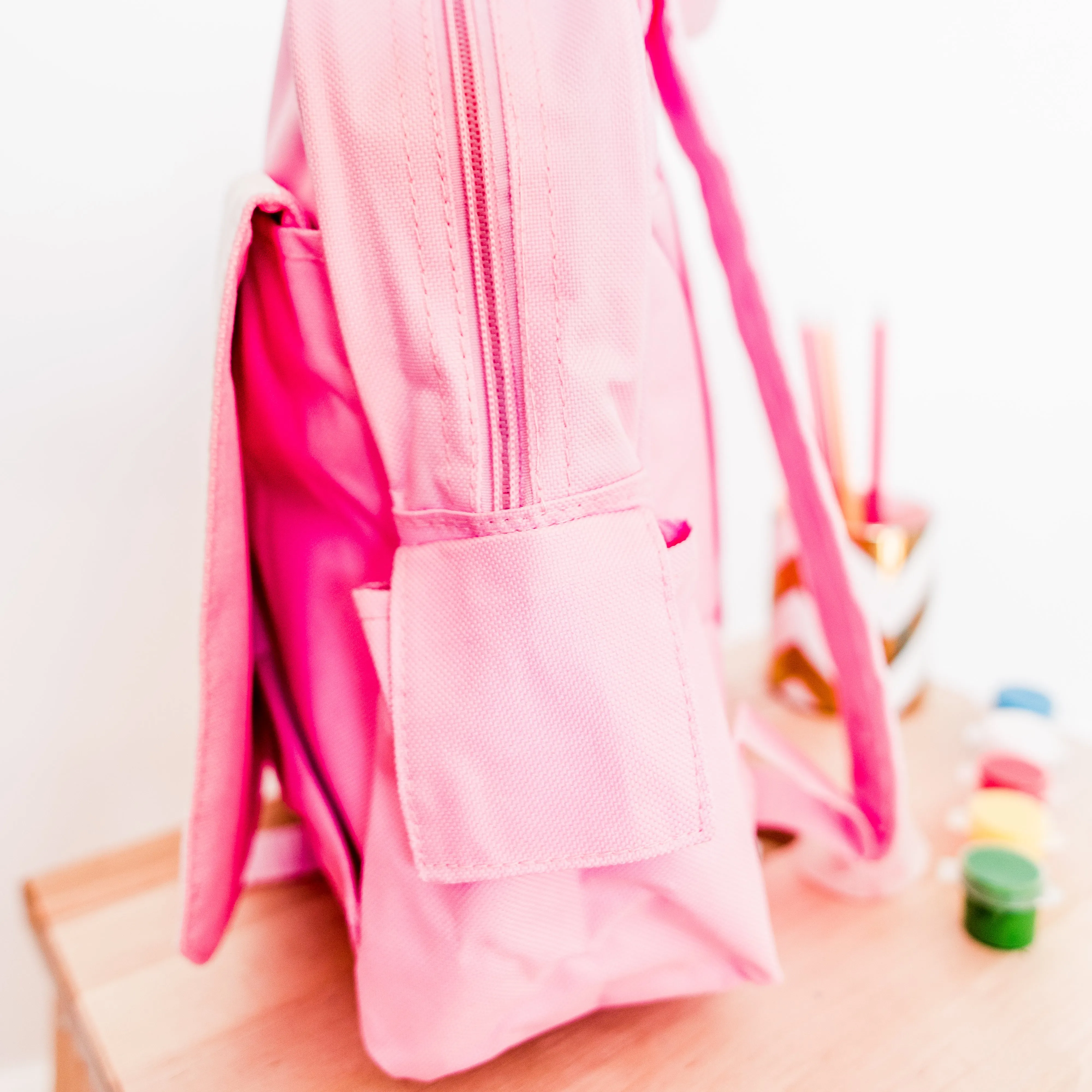 Personalised Pink 'Comic' Backpack