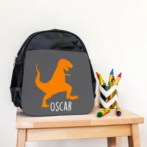 Personalised T Rex Dinosaur Mini Backpack