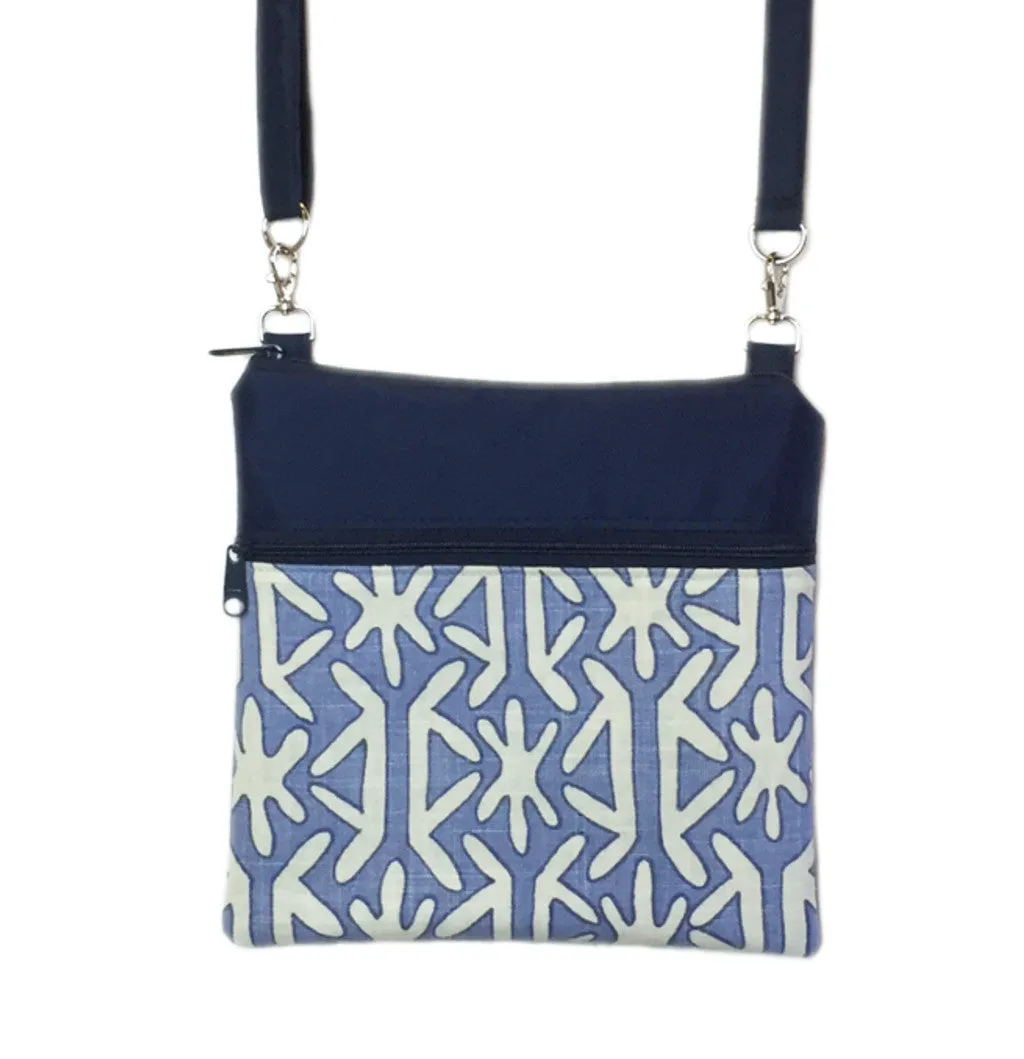 Star in Navy | Navy Nylon | Mini Square Crossbody Bag