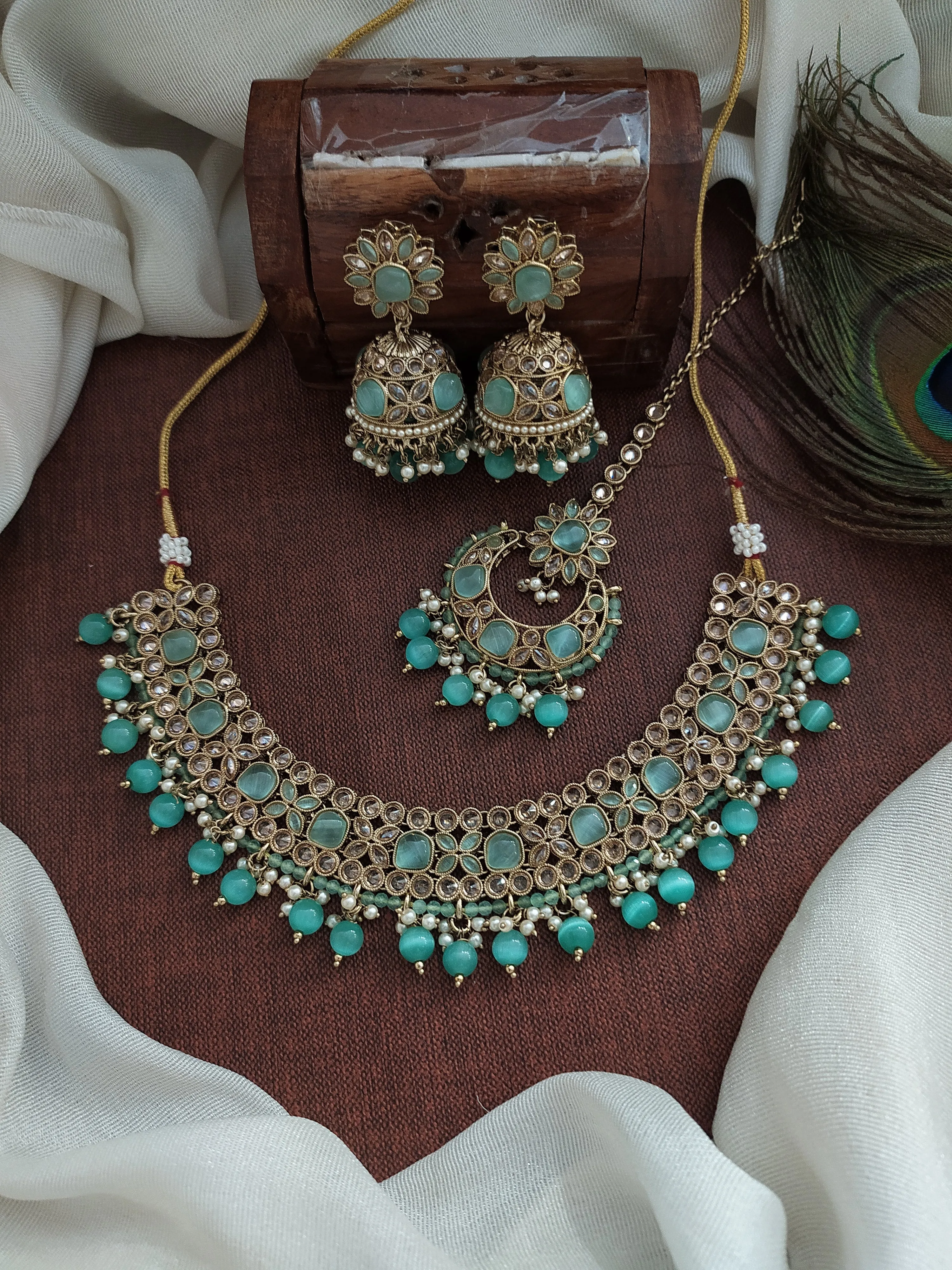 Trendy Design Mehandi Necklace Set